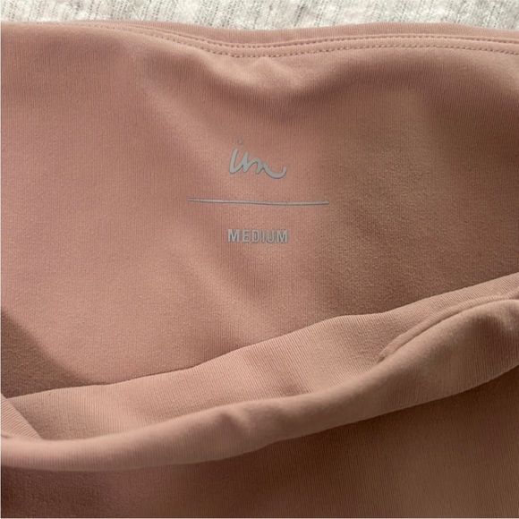 Imperial Motion Solo High Waisted Biker Shorts in Mauve Pink - Picture 8 of 8